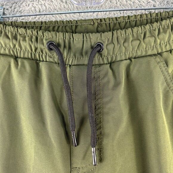Southpole Track Pants Mens Medium Green Swishy Athletic Windbreaker Joggers Run - Picture 5 of 16